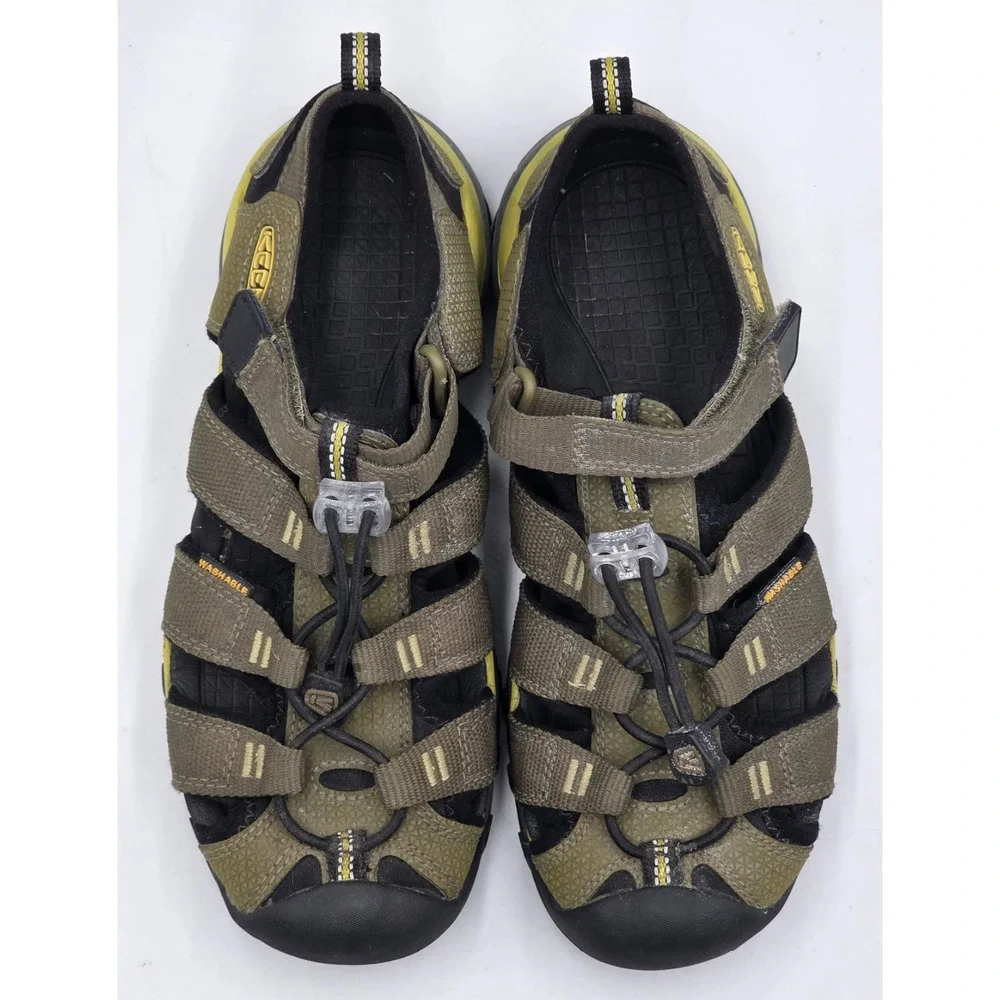 KEEN Newport Kids Size 3 Big Kids Green Water Sandals Closed Toe